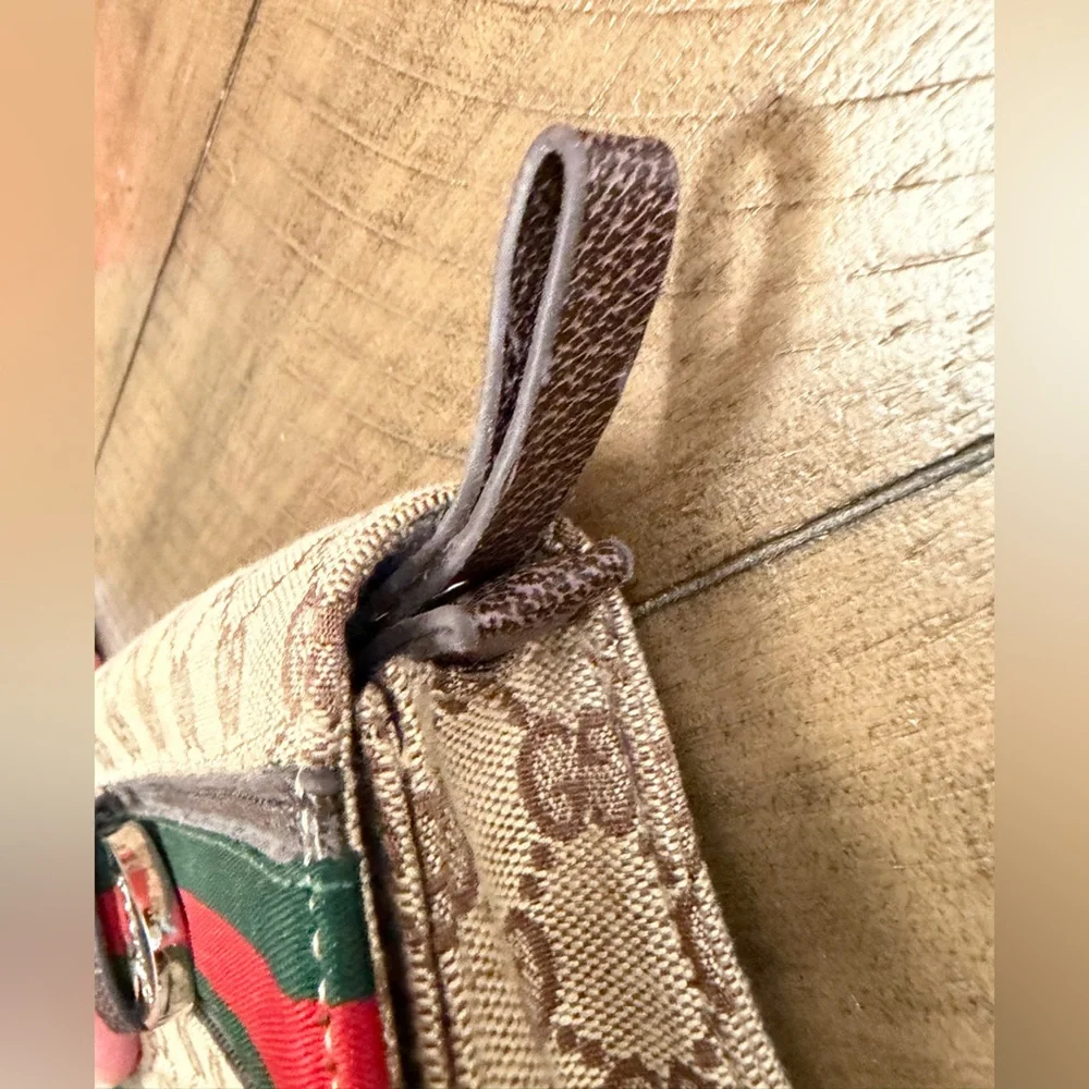 Gucci Wallet Purse Brown Beige Unisex, Vintage - Picture 4 of 12